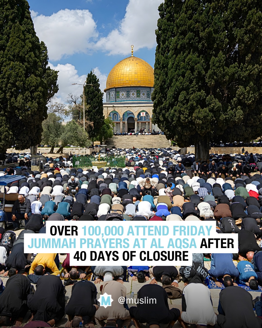 Al-Aqsa accueille les fidèles pour la prière du vendredi après des semaines de fermeture par Israël
