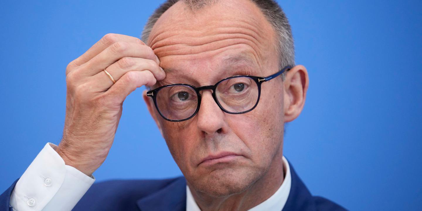 Le chancelier allemand Friedrich Merz