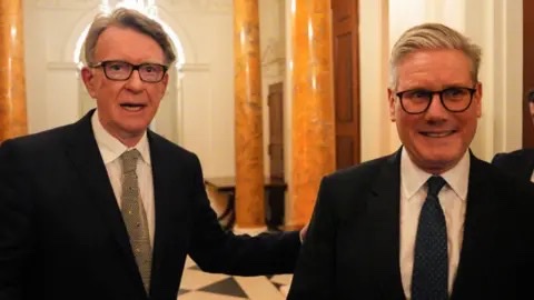 Peter Mandelson (g.) et Keir Starmer