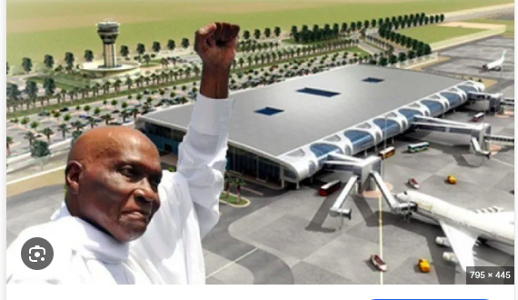Abdoulaye Wade, initiateur de la construction de l'Aéroport international Blaise Diagne (AIBD, photo DR)