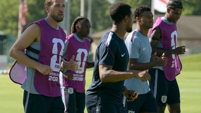Des joueurs de la selection anglaise