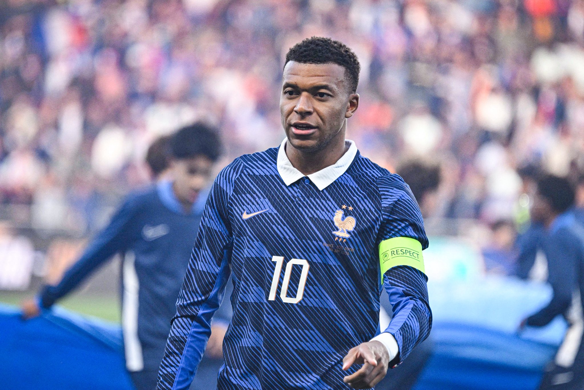 Kilian Mbappé, capitaine de l'équipe de France