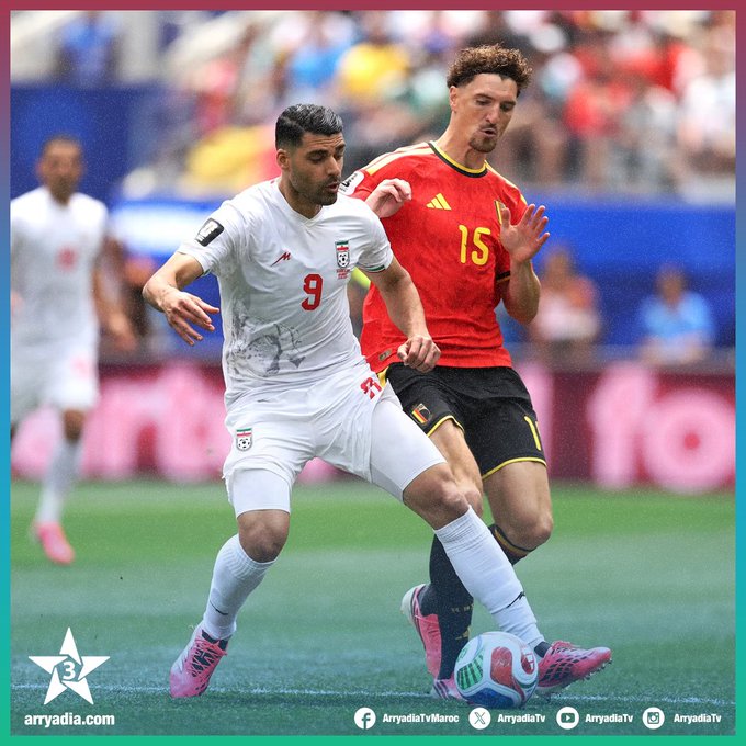 Iran- Belgique (0-0) le 21 juin 2026