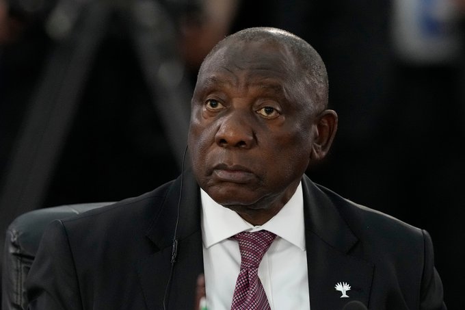 Le président sud-africain Cyril Ramaphosa