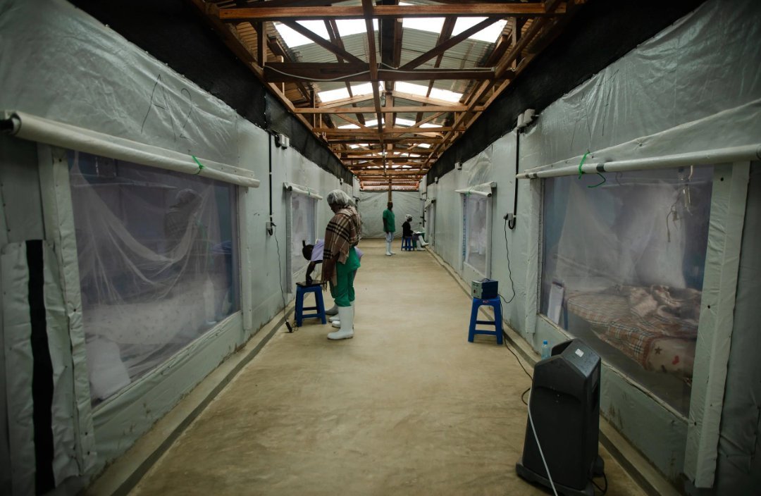 Un centre de traitement de la maladie Ebola en République démocratique du Congo