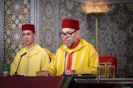 Le Roi Mohammed VI et le prince héritier Moulaye Hassan