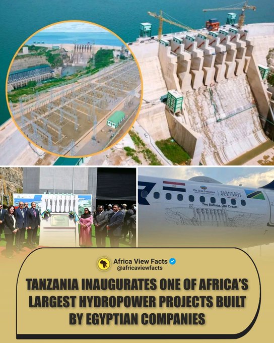 La Tanzanie inaugure un projet hydroélectrique de 2,9 milliards de dollars construit par un consortium égyptien
