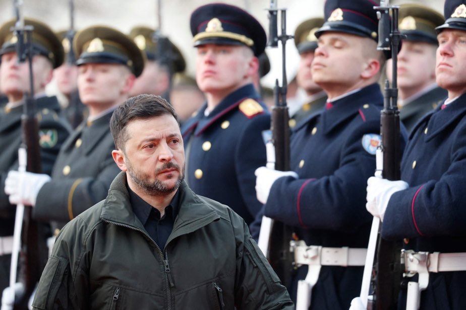 Le président ukrainien Volodymyr Zelensky