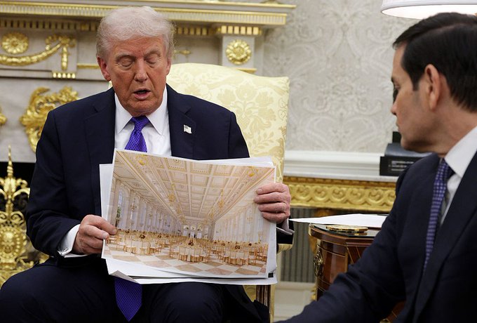 Donald Trump et son plan pour la Salle de Bal de la Maison Blanche