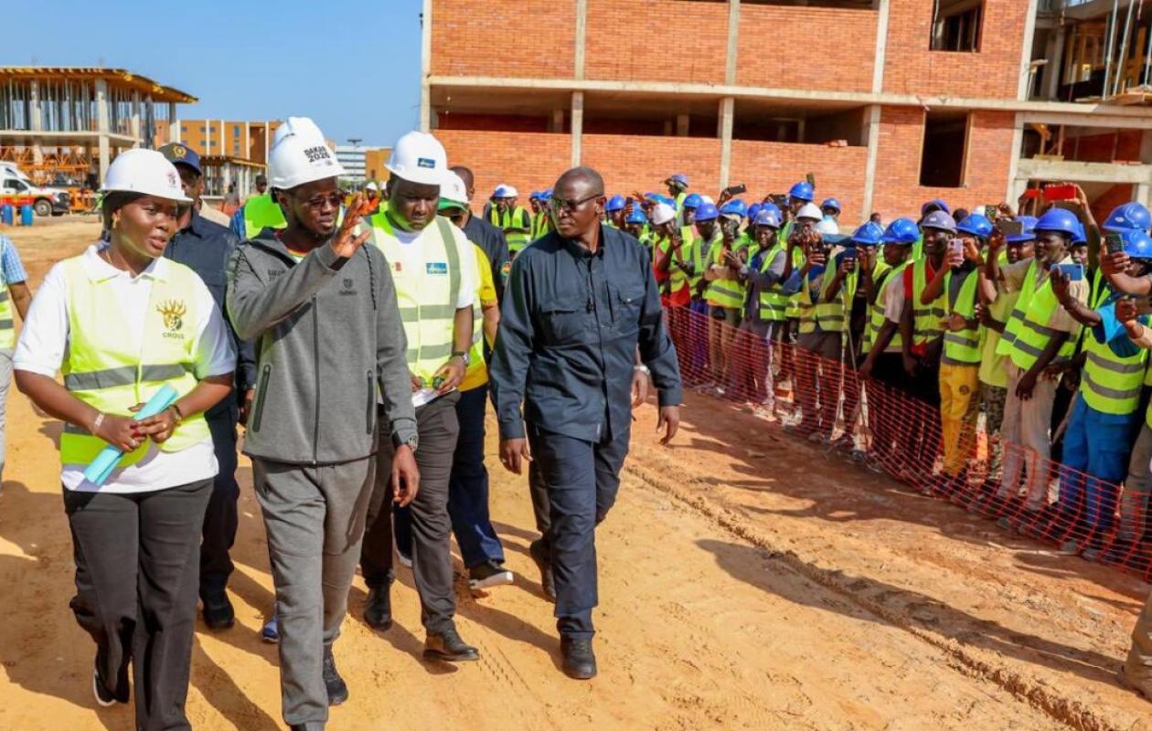 JOJ 2026: Bassirou Diomaye Faye réceptionne le village olympique