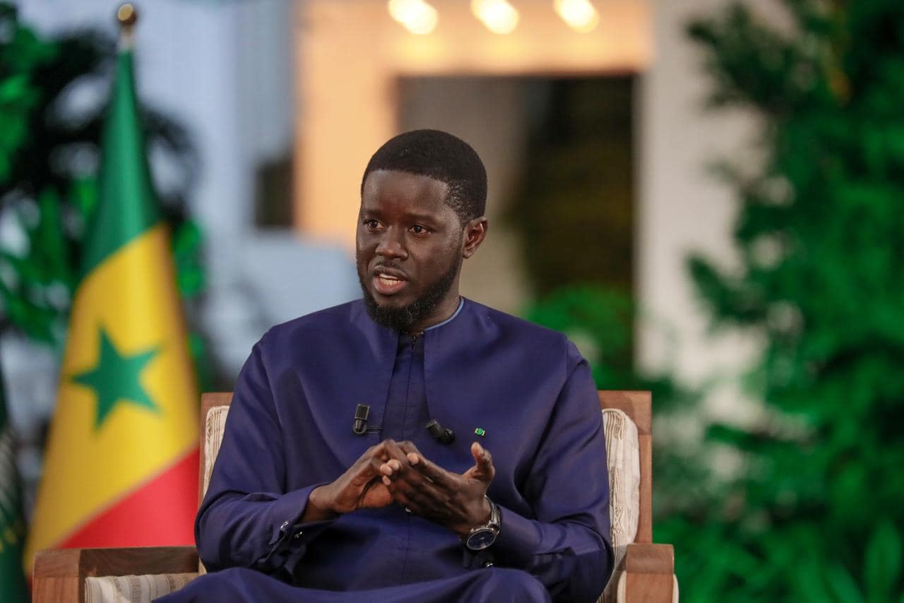 Le Président Bassirou Diomaye Faye