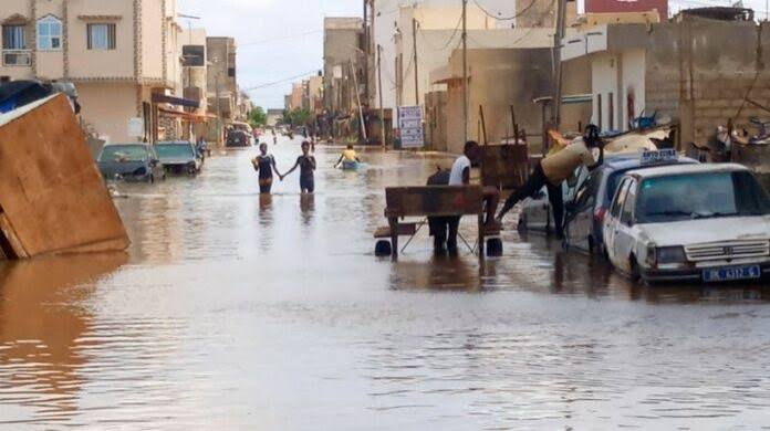 Inondations dans la zone de Keur Massar (région dakaroise)