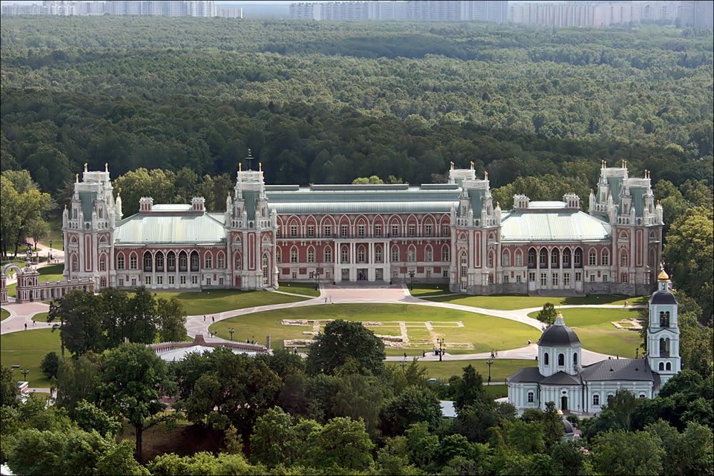 Le Musée Tsaritsyno à Moscou