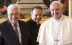 Le pape reçoit Abbas qui inaugure l'ambassade palestinienne au Vatican