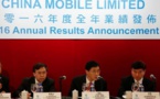 Le bénéfice de China Mobile stable en 2016 à 14,6 milliards d'euros