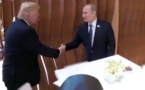 Première poignée de main entre Poutine et Trump au sommet du G20 (Kremlin)