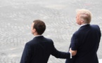 Macron "aime me tenir la main", affirme Trump