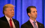 Le fils aîné de Trump interrogé au Congrès sur la Russie, à l'abri des caméras