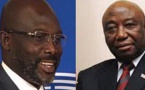 Présidentielle au Liberia: un second tour Weah/Boakai