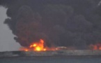 Chine: un pétrolier iranien en feu après une collision, 32 disparus