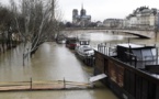 Les crues se poursuivent en France, plus de 5,5 mètres à Paris