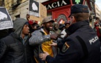 Décès controversé d'un Sénégalais: tension à Madrid après des heurts violents