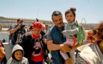 Un groupe de migrants de la "caravane" entre aux Etats-Unis