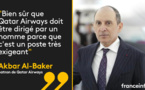 Diriger Qatar Airways, un poste "très exigeant" qui doit revenir à un homme, selon son patron