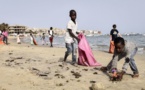 A Dakar, la célèbre plage de Ngor débarrassée de ses déchets
