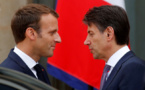 Conte et son "ami" Macron scellent leur "entente parfaite" à Paris
