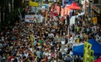 Rassemblement pro-démocratiques à Hong Kong
