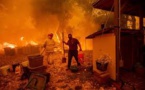 Californie: L'incendie de Mendocino poursuit sa progression