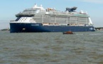 Le palace flottant Celebrity Edge quitte Saint-Nazaire pour les Etats-Unis