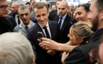 Dans le Nord, Macron, malmené, se dit "heureux" de son périple mémoriel