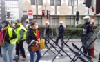 "Gilets jaunes": 400 manifestants à Bruxelles, une centaine d'arrestations