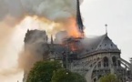 Paris : un incendie est en cours à la cathédrale Notre-Dame
