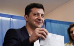 Ukraine : le comédien Volodymyr Zelensky élu président avec 73% des voix, selon un sondage sortie des urnes