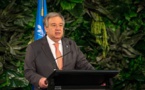 La lutte contre le réchauffement climatique pas en bonne voie, selon Guterres