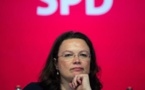 Parti social-démocrate allemand: la cheffe s'en va