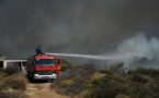 L'île grecque d'Eubée en proie à un incendie, habitants évacués