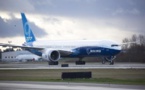 Décollage du Boeing 777X pour son vol inaugural