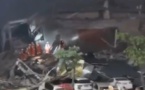 Un hôtel s'effondre, 70 personnes sous les décombres