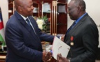 Centrafrique: l'ex-président Michel Djotodia reçu par le chef de l'Etat