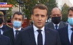 Nice: Macron annonce le renforcement de la protection des lieux de cultes et des écoles