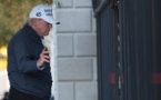 Trump retourne jouer au golf au lendemain de l’annonce de sa défaite
