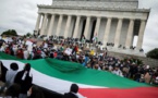 Washington : Plus d’un millier de manifestants pro-palestiniens sur le mémorial de Lincoln