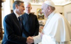 États-Unis-Vatican Le pape François reçoit Antony Blinken
