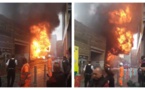 Spectaculaire incendie dans le centre de Londres