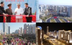 Pyongyang - Inauguration de la cité des nouveaux 10 000 logements construits en un an (KCNA)