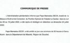 Pape Mamadou Seck arrêté à Mbacké ce dimanche (source: Administration pénitentiaire)